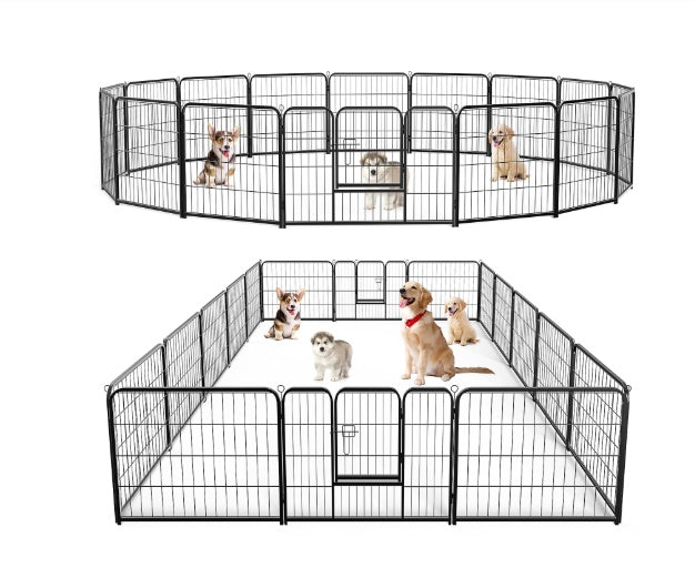 Heavy-Duty Modular Pet Playpen | Indoor/Outdoor Metal Dog Fence