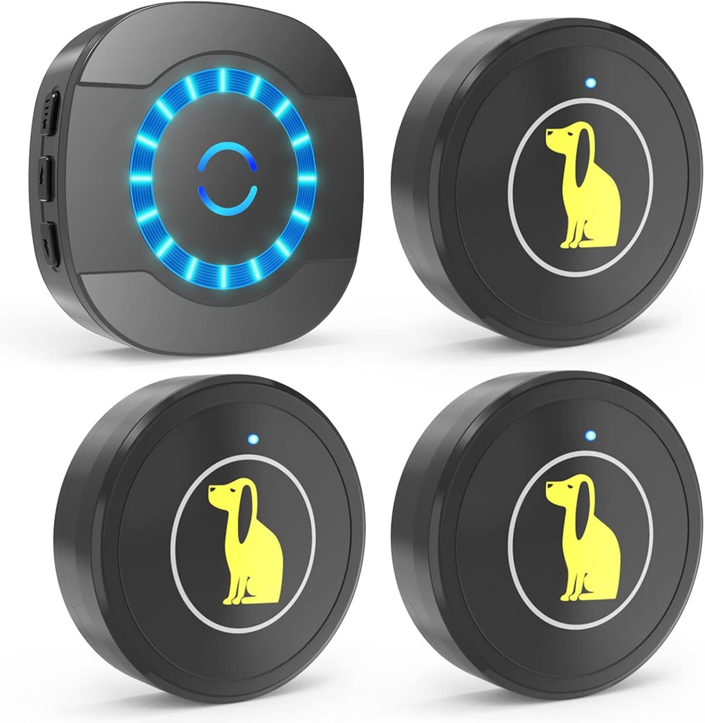 Wireless Dog Doorbell for Potty Training | Waterproof Touch Button with Adjustable Volume & Ringtones